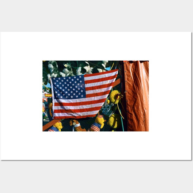 Flag at Fair Wall Art by srwdesign